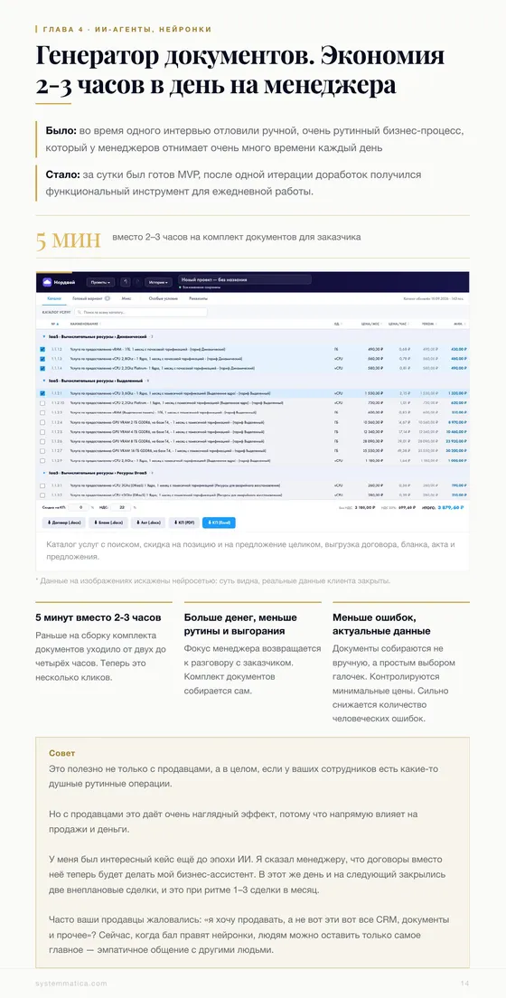 Документы: 5 минут вместо 2–3 часов на комплект